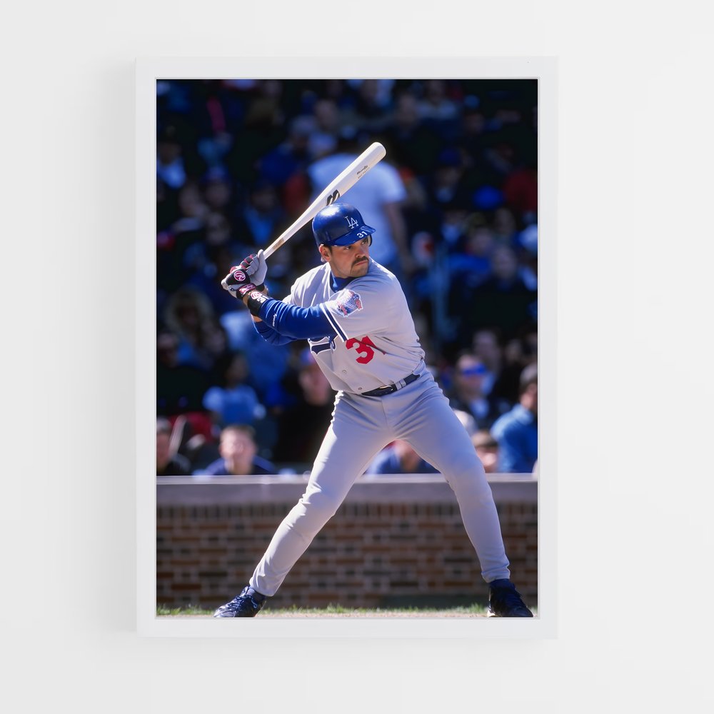 Poster Mike piazza MLB – affiche Baseball (vue 3)